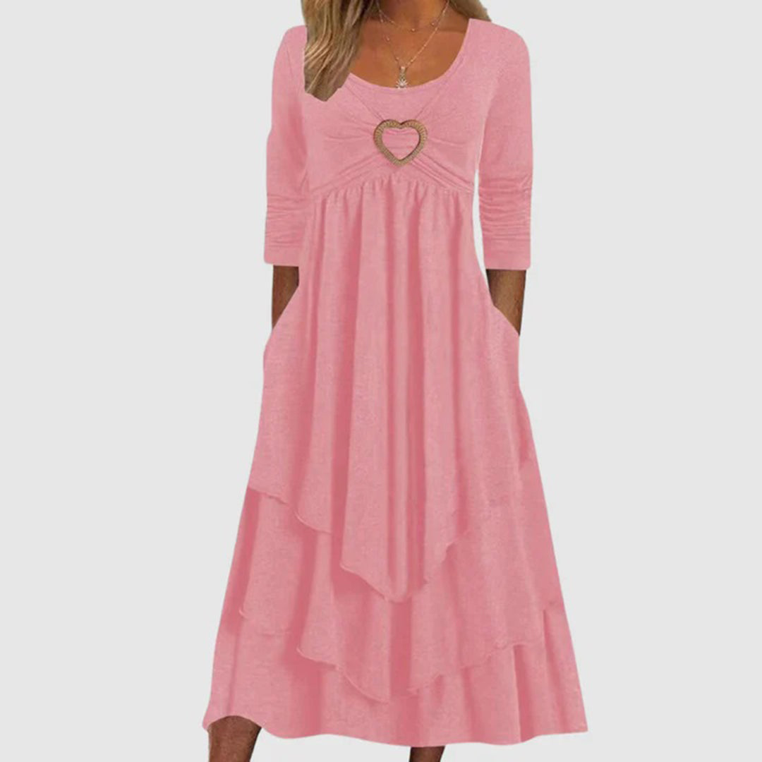 Dames Maxi Jurk Met Elegante Stijl 7