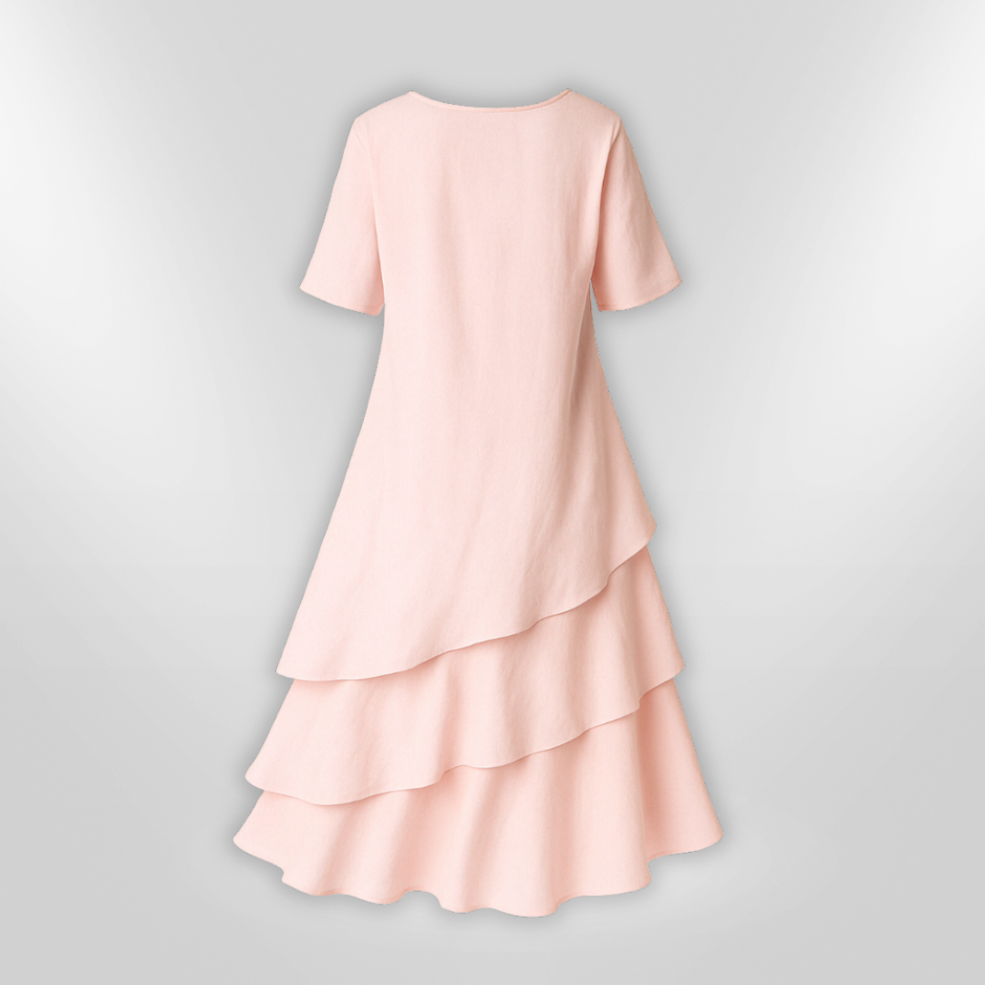 Dames Maxi Jurk Vloeiende Stijl 100% Katoen voor Zomer 4