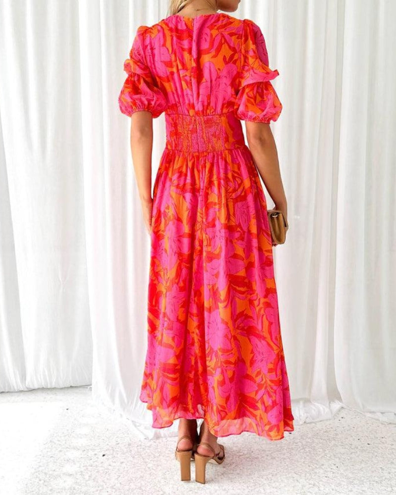 Dames Maxi Jurk Vloeiende Stijl Zachte Stof voor Zomer 2