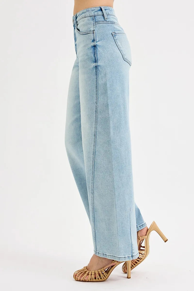 Dames Mid Rise Barrel Jeans Met Klassieke Pasvorm 2