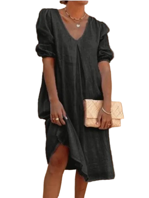 Dames Midikleed Modern Casual 0
