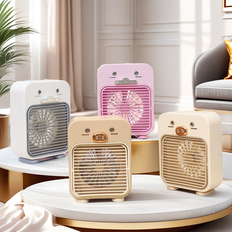 Dames Mini Bureauventilator USB Aansluiting Flexibel Ontwerp 1