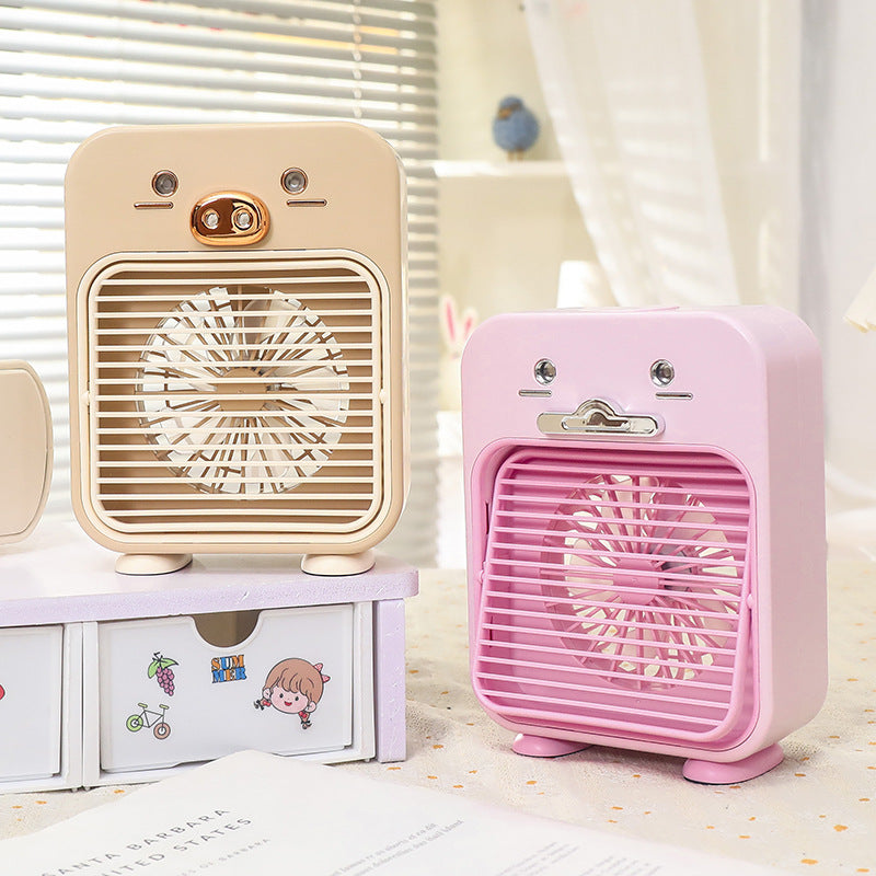 Dames Mini Bureauventilator USB Aansluiting Flexibel Ontwerp 4