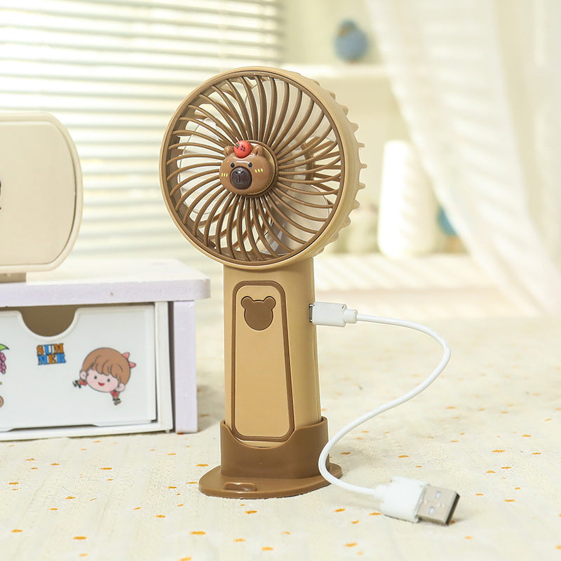Dames Mini Handventilator met Schattig Beer Design 4