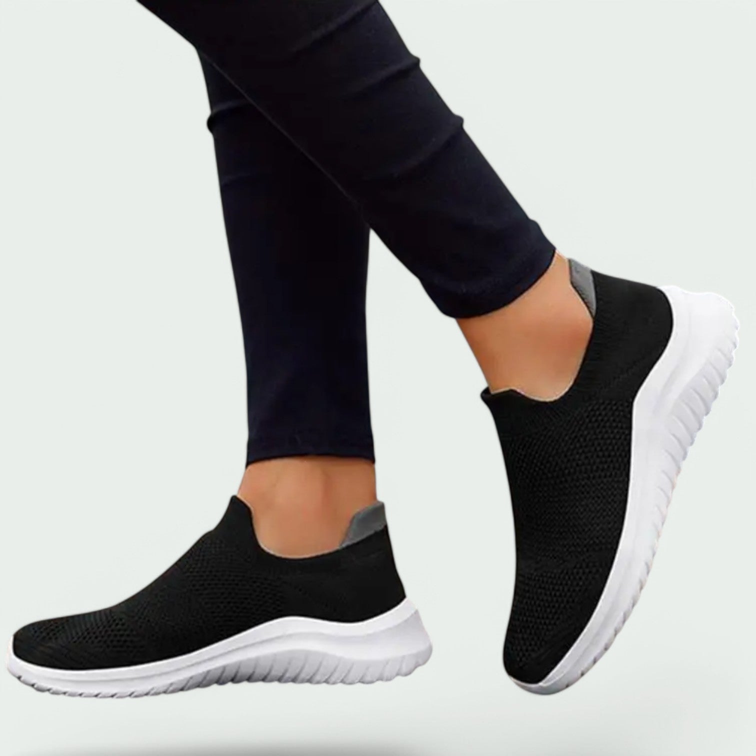 Dames Mocassins Comfortabel Leer Met Antislipzool 9