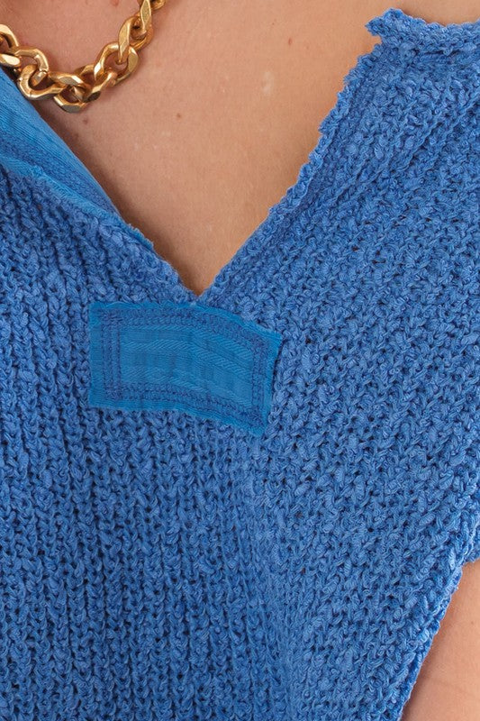 Dames Mouwloze Trui Met Patroon 1