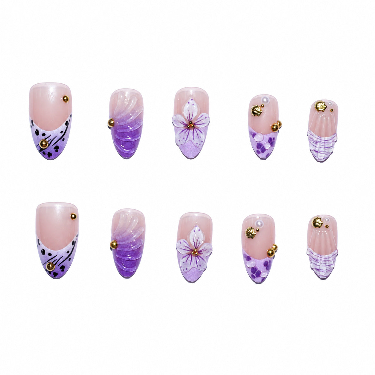 Dames Nagelkunstset Met Diverse Ontwerpen 4