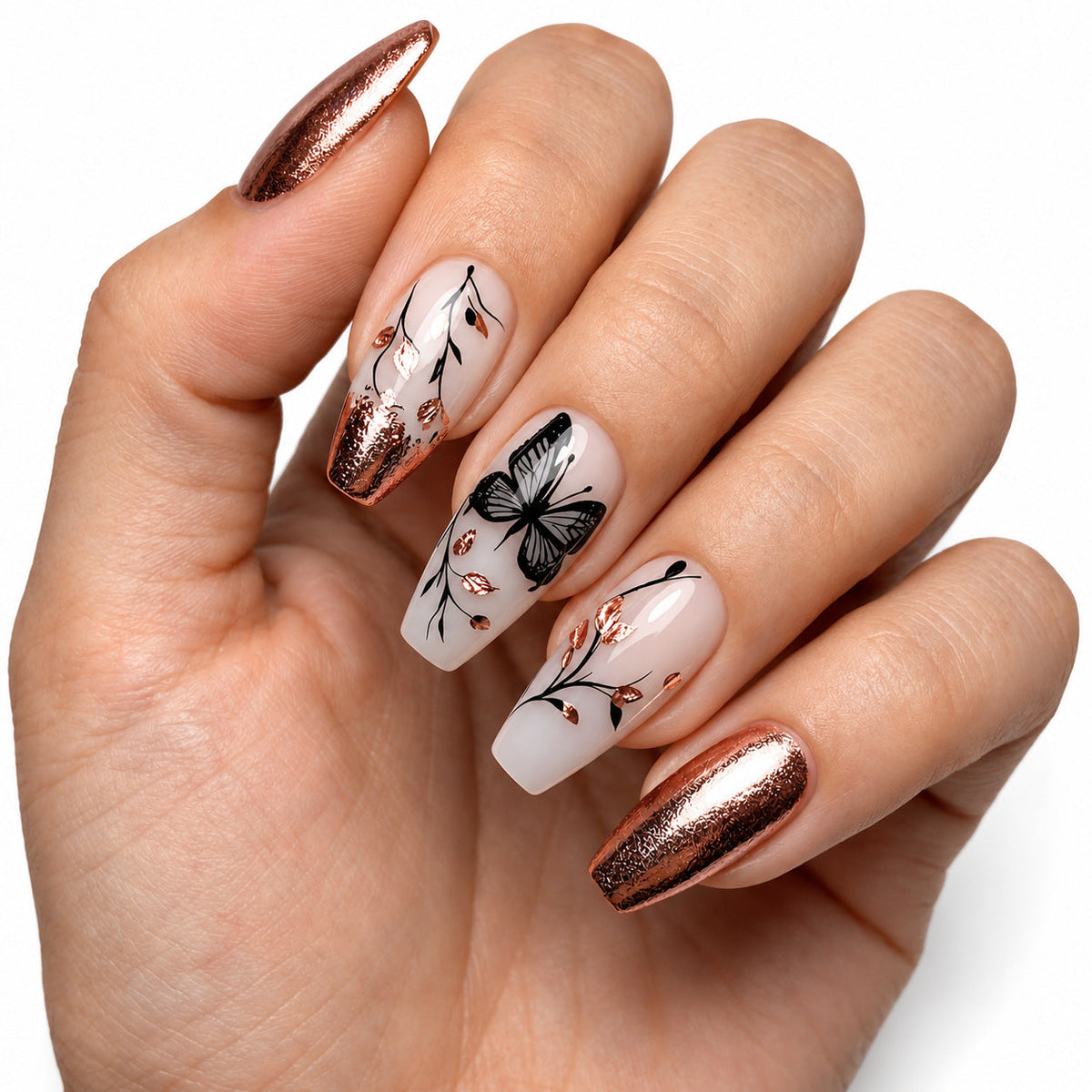 Dames Nagels Set Creatief Design voor Stijlvolle Looks 5