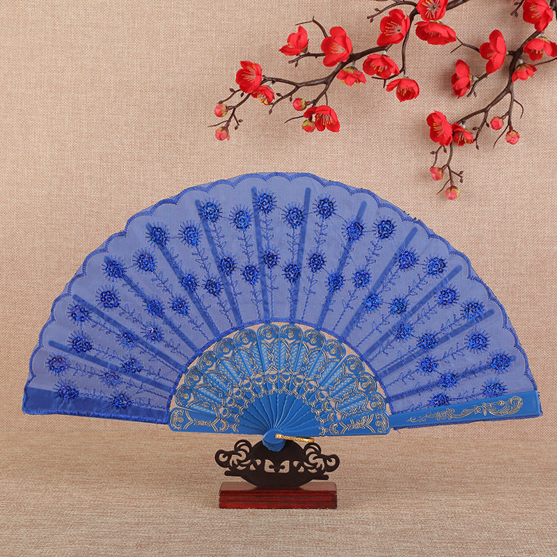 Dames Opvouwbare Ventilator Artistiek Decoratief 12