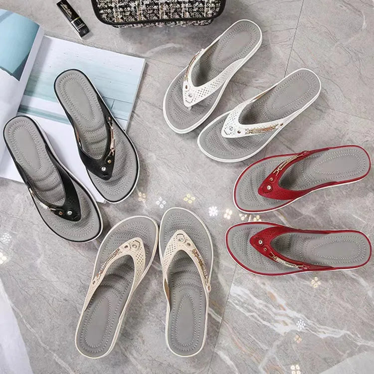 Dames Orthopedische Slippers Luchtig Ontwerp Zacht Voetbed 2