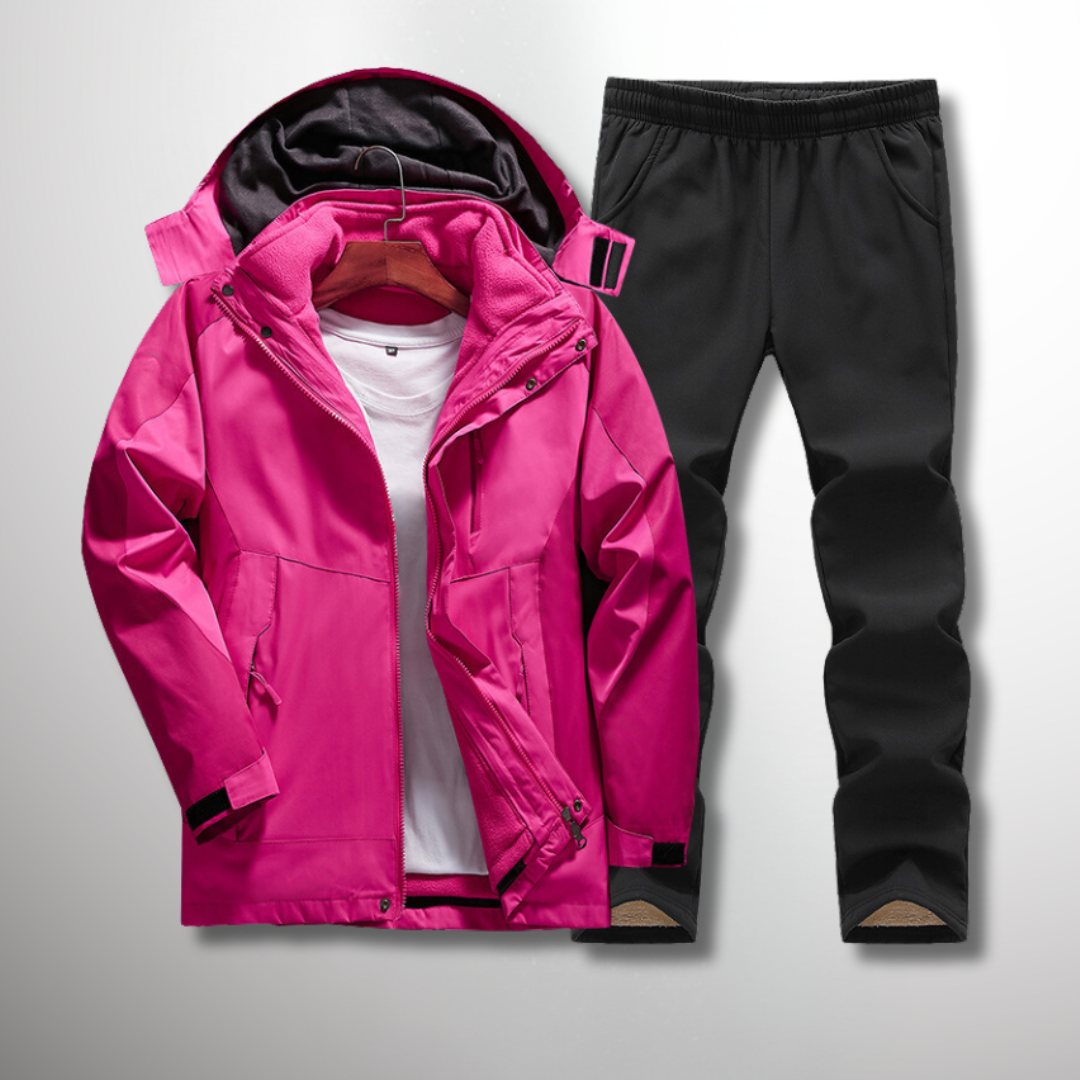 Dames Outdoor Set Met Fleecejack 1