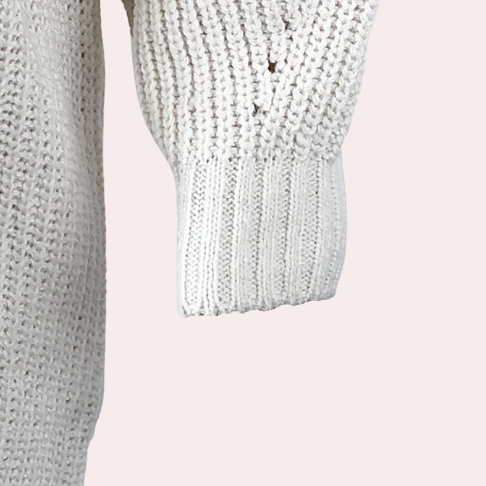 Dames Overdimensioneerde Gebreide Trui Casual en Comfortabel 4