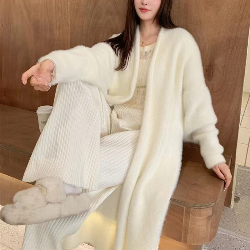 Dames Oversized Gebreide Cardigan met Open Voorkant 2