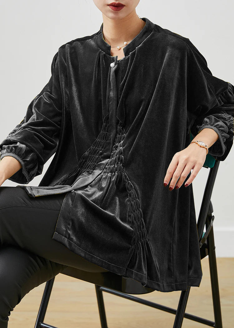 Dames Oversized Shirt Gerimpeld 5