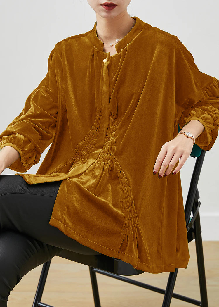 Dames Oversized Shirt Gerimpeld 7