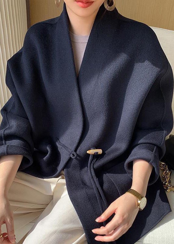 Dames Oversized Winterjas met Zakjes en Kwastjes 0