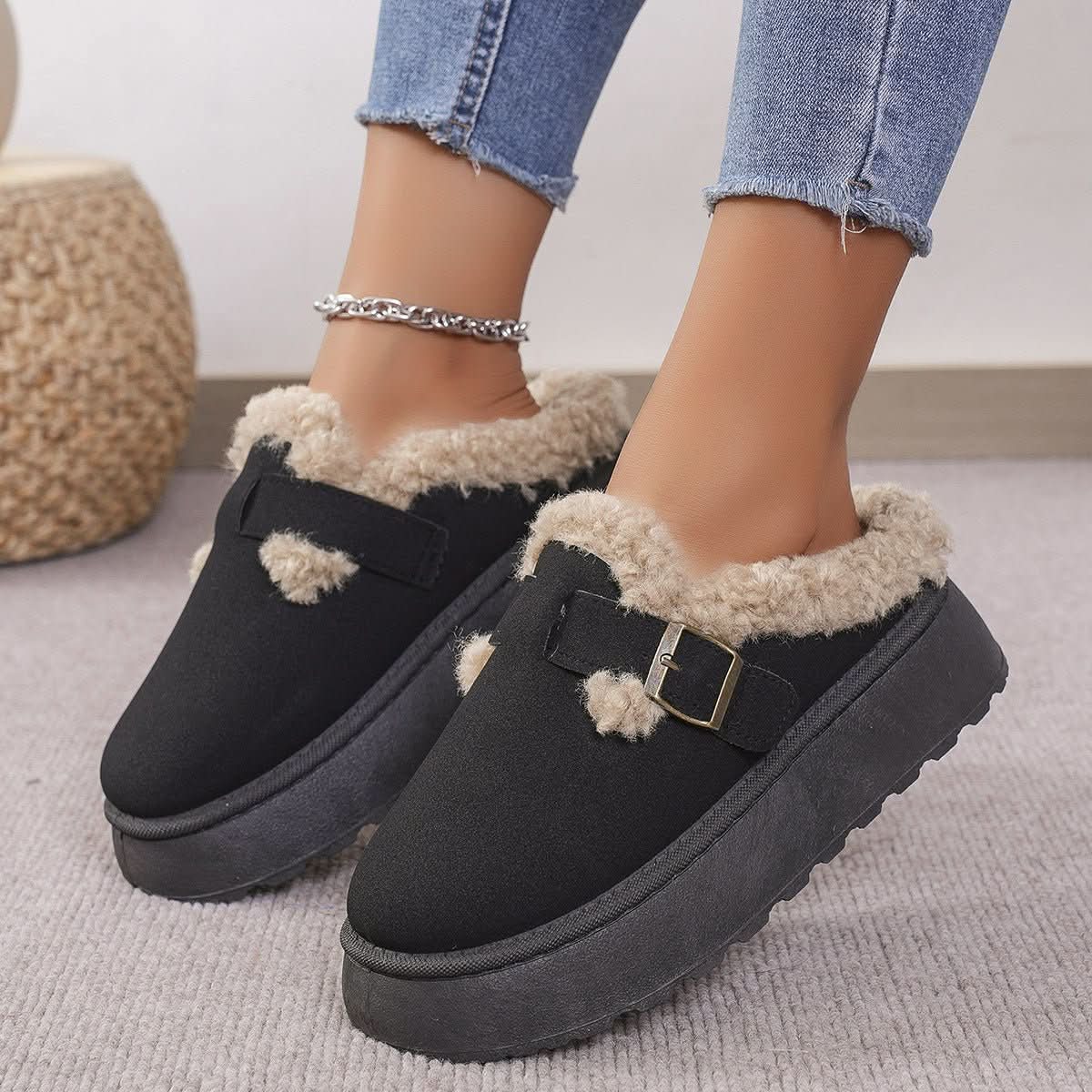 Dames Pantoffels Pluche Comfortabel 2