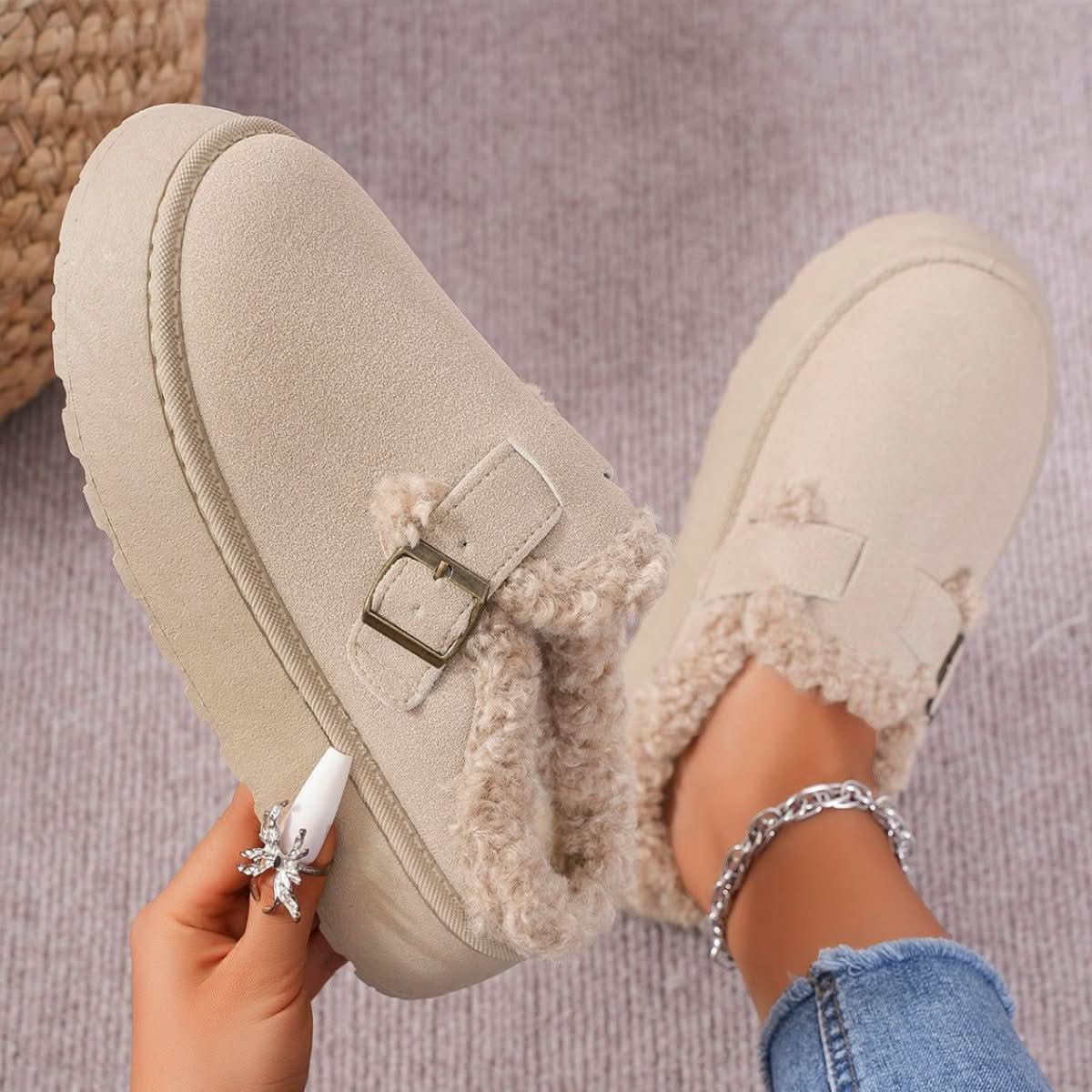 Dames Pantoffels Pluche Comfortabel 8
