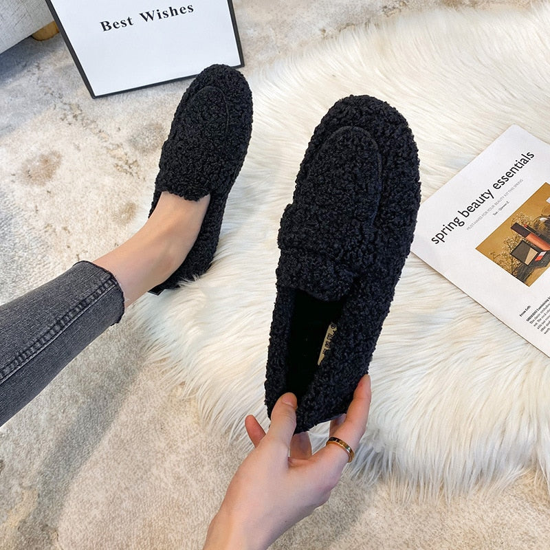 Dames Pantoffels Pluche Ontwerp voor Thuisgebruik met Antislip Zolen 7