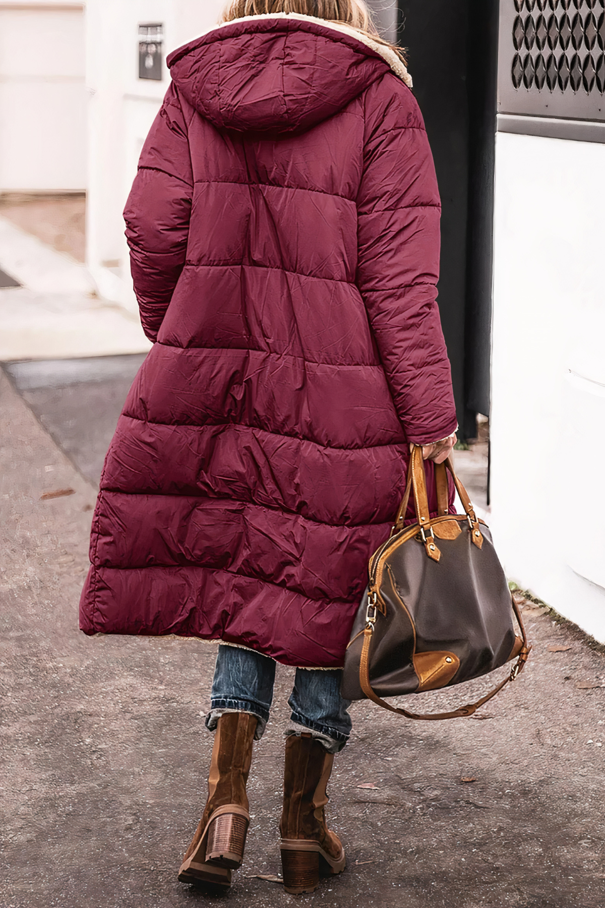Dames Parka Dubbelzijdig Met Teddyvoering - Winterjas Parka Dames voor Koude Dagen 6