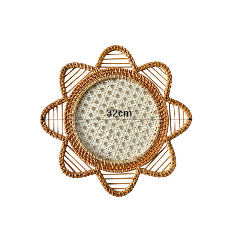 Dames Placemat Handgemaakt Natuurlijke Uitstraling 25 cm 8