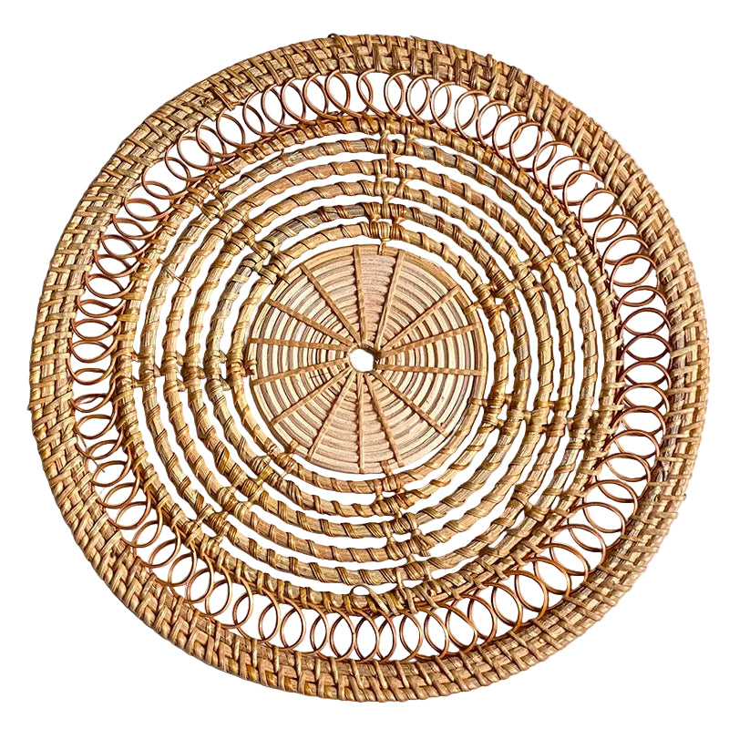 Dames Placemat Handgemaakt Natuurlijke Uitstraling 25 cm 9