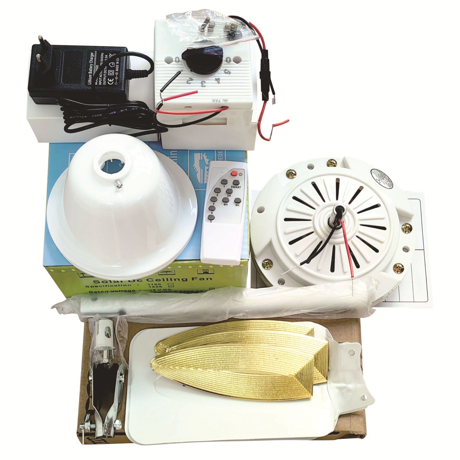 Dames Plafondventilator Met LED Verlichting Modern Design 4