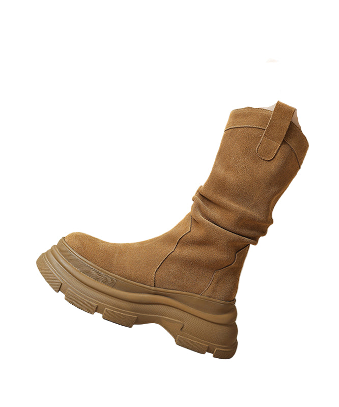 Dames Platformlaarzen met Split 2