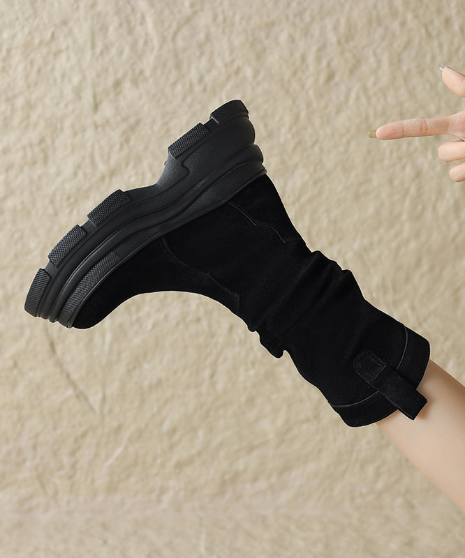 Dames Platformlaarzen met Split 3