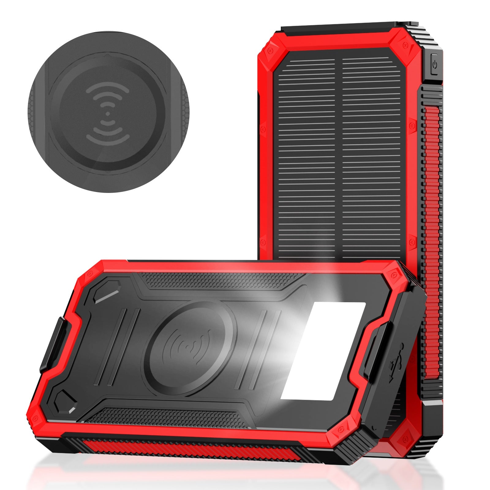 Dames Powerbank Zonne-energie Draagbaar Snellaadmodel 0