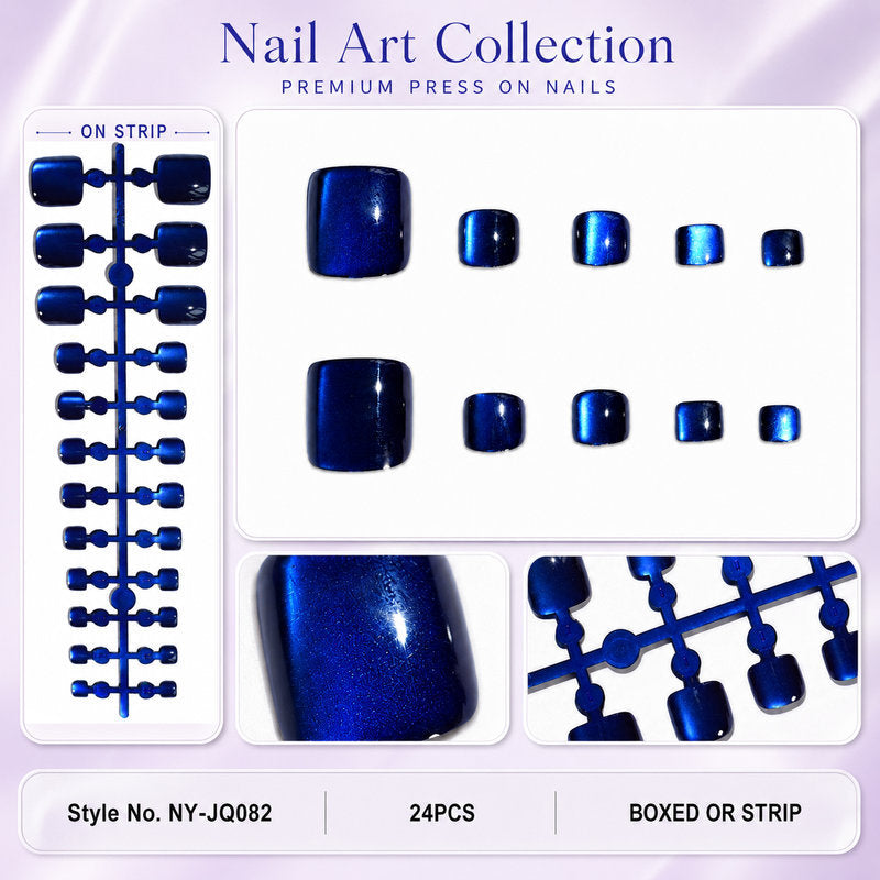 Dames Press-on Nagels Met Print Stijlvol Design 2