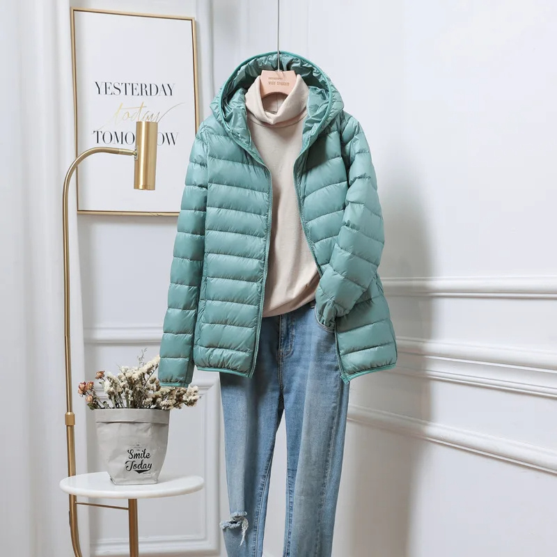 Dames Puffer Jacket Regular Fit Ultralicht Gevoerd 4
