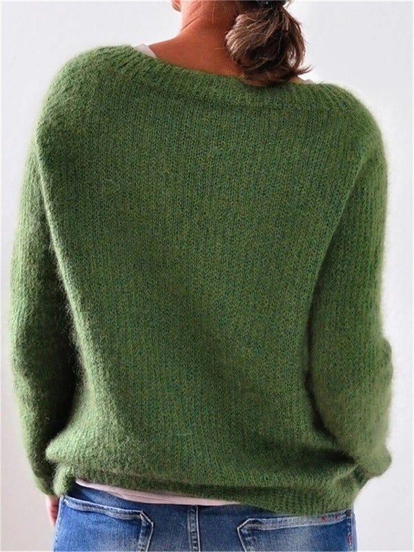 Dames Pullover Lange Mouwen Luxe Materiaal 1