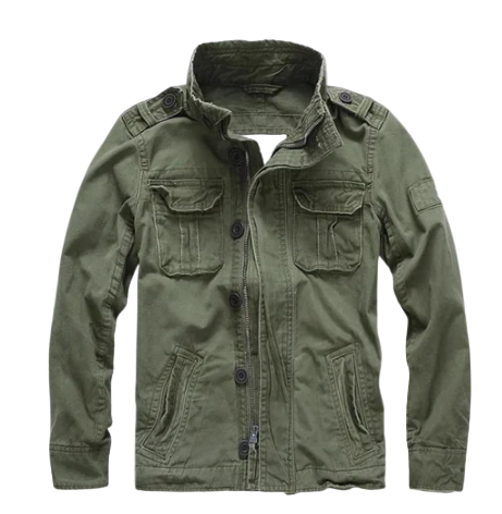 Dames Retro Denimjack met Meerdere Zakjes 0
