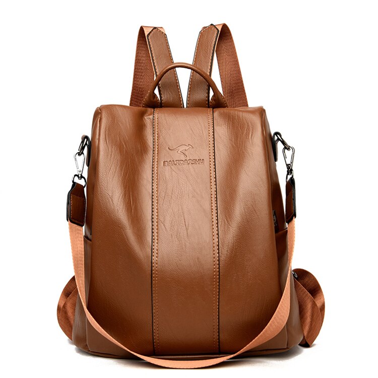 Dames Rugzak Antidiefstal Vintage Stijl 4