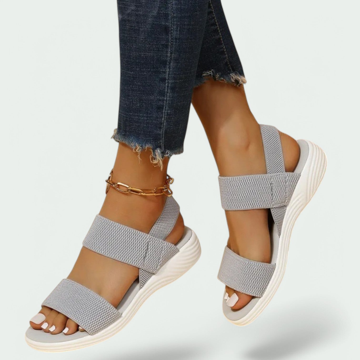 Dames Sandalen Ademend Casual Rubber Zool 1