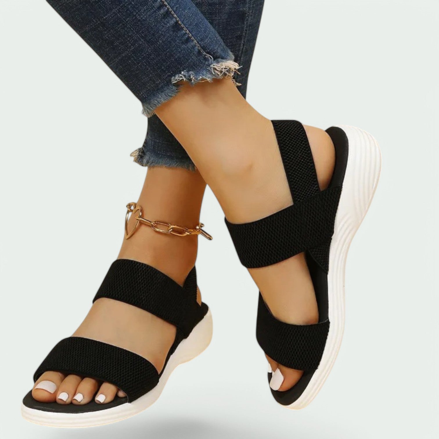 Dames Sandalen Ademend Casual Rubber Zool 5