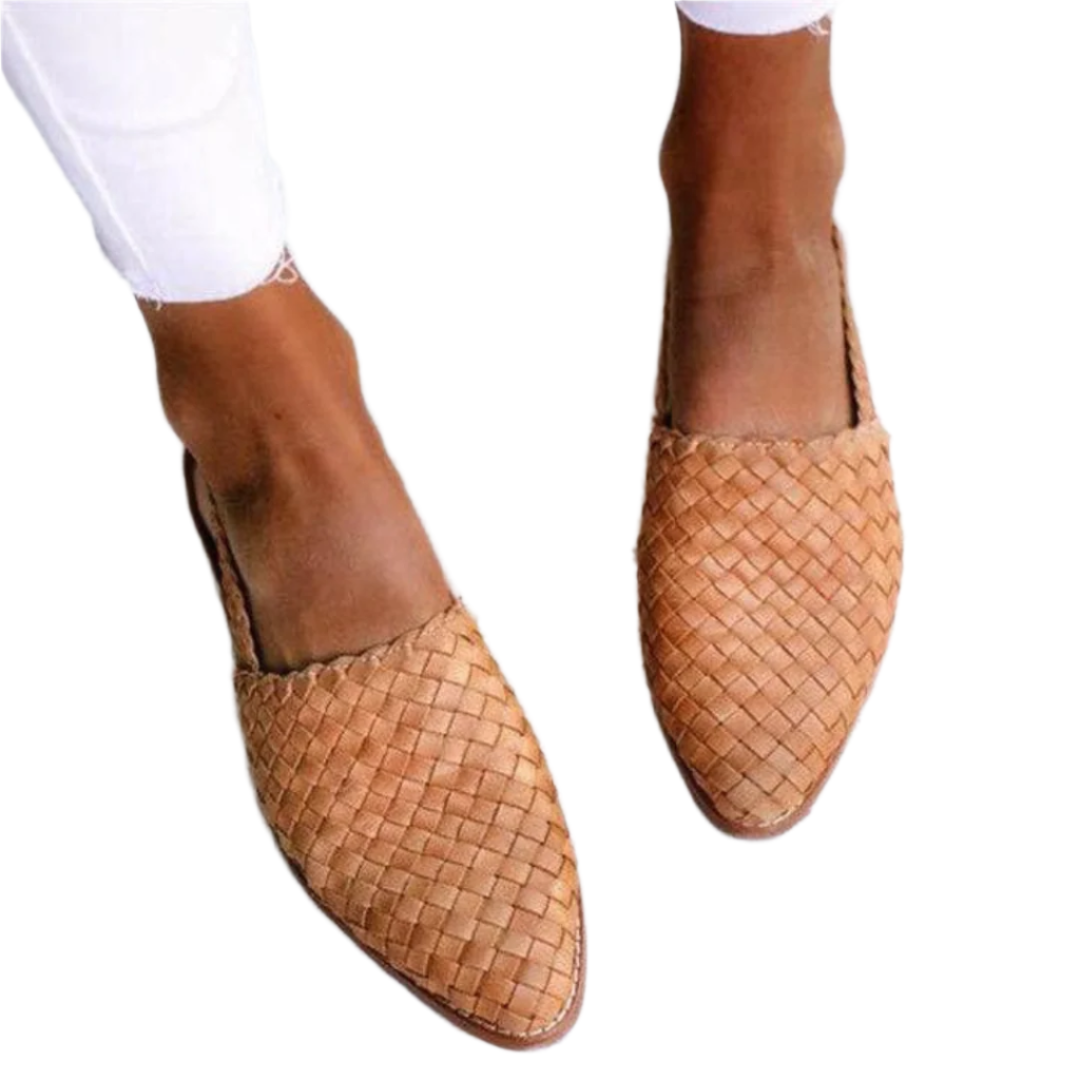 Dames Sandalen Handgeweven Comfortabele Slip-On Textiel 0