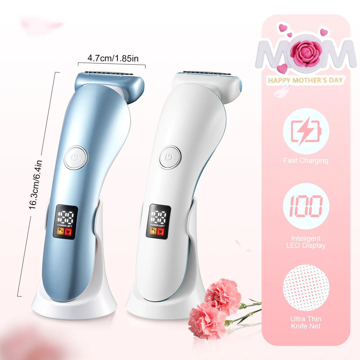 Dames Scheerapparaat Voor Dames 5-in-1 Compact en Oplaadbaar 5