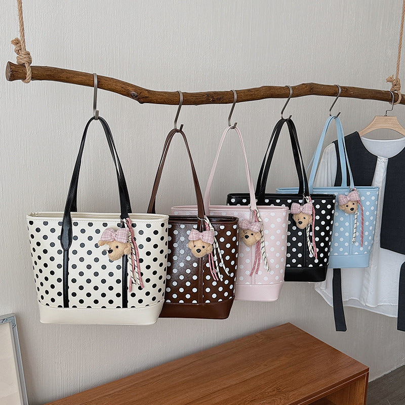 Dames Schoudertas met Stippenprint Casual Design 4