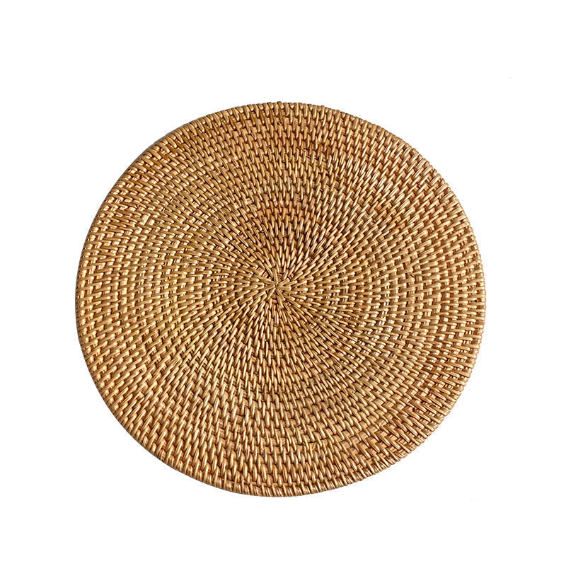 Dames Serveerschaal Ronde Natuurlijke Stijl 35 cm 0