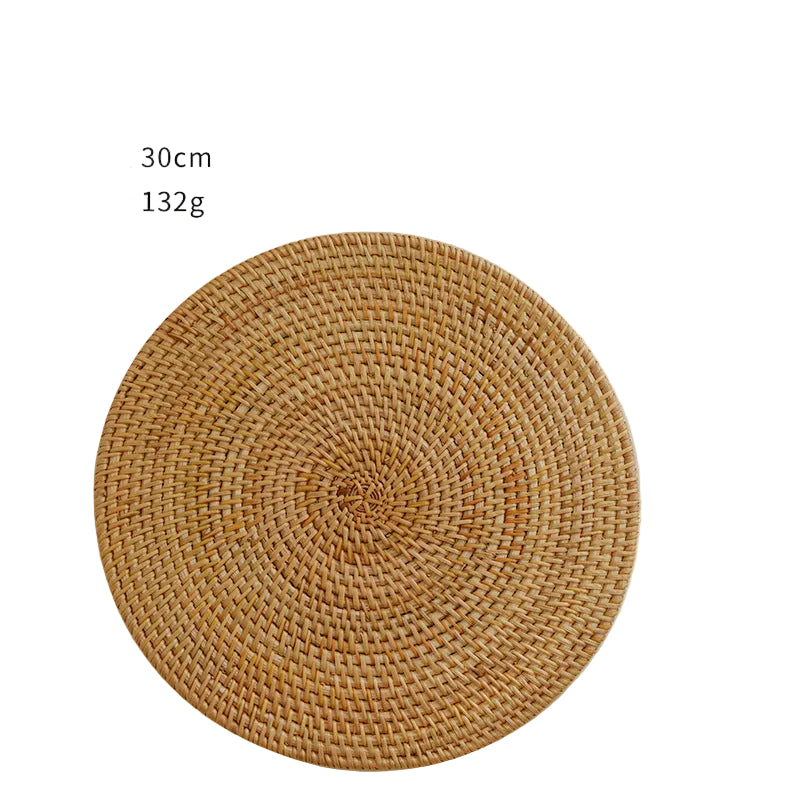 Dames Serveerschaal Ronde Natuurlijke Stijl 35 cm 4