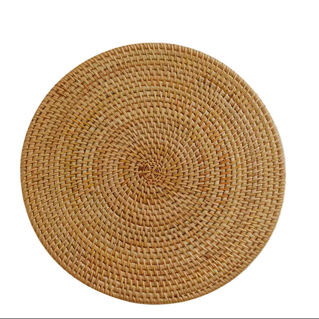 Dames Serveerschaal Ronde Natuurlijke Stijl 35 cm 4