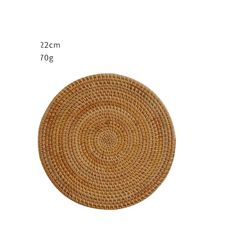 Dames Serveerschaal Ronde Natuurlijke Stijl 35 cm 5