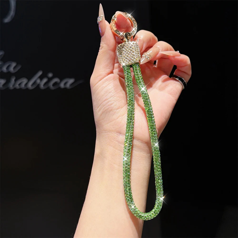 Dames Sleutelhanger Strass Strik Design 12