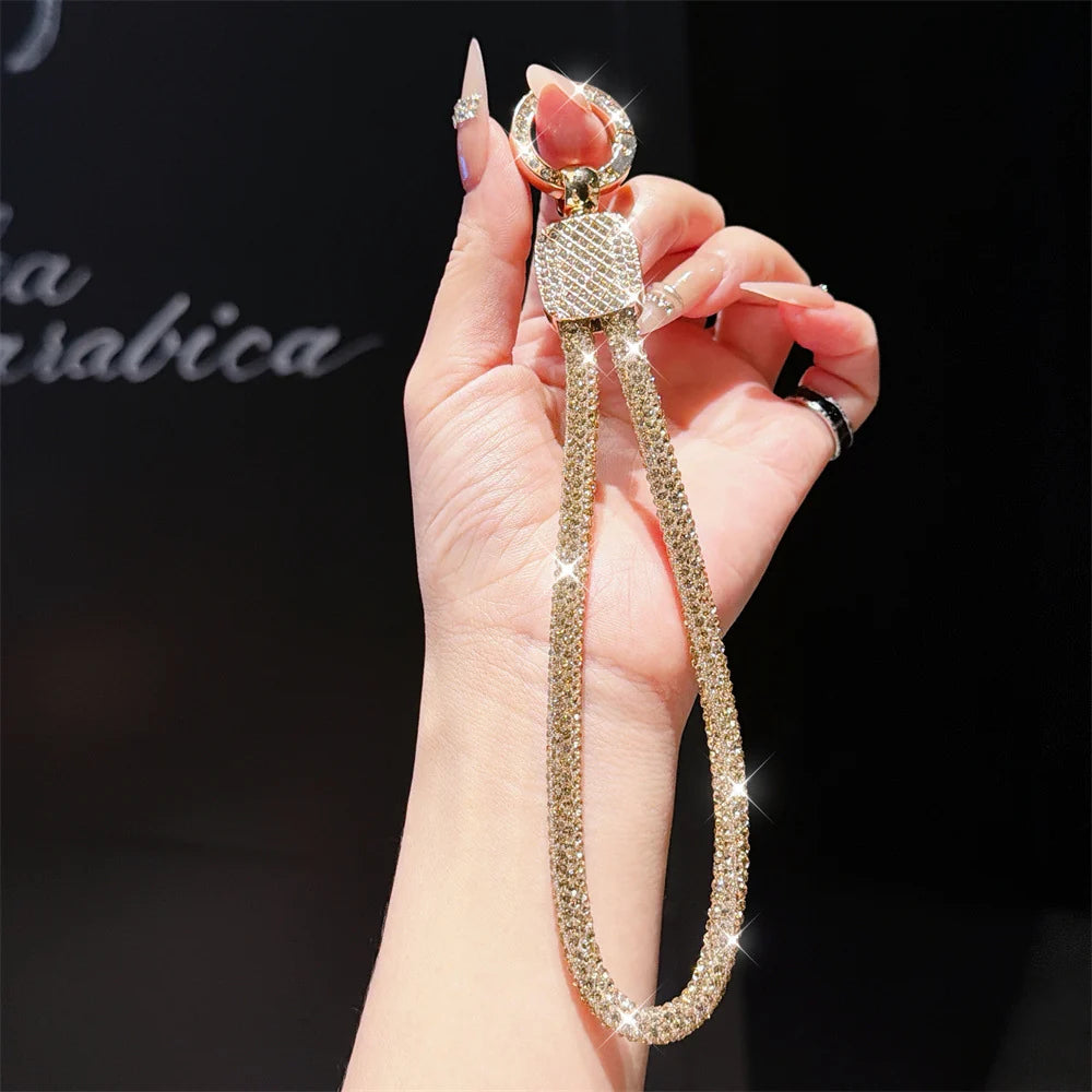 Dames Sleutelhanger Strass Strik Design 15