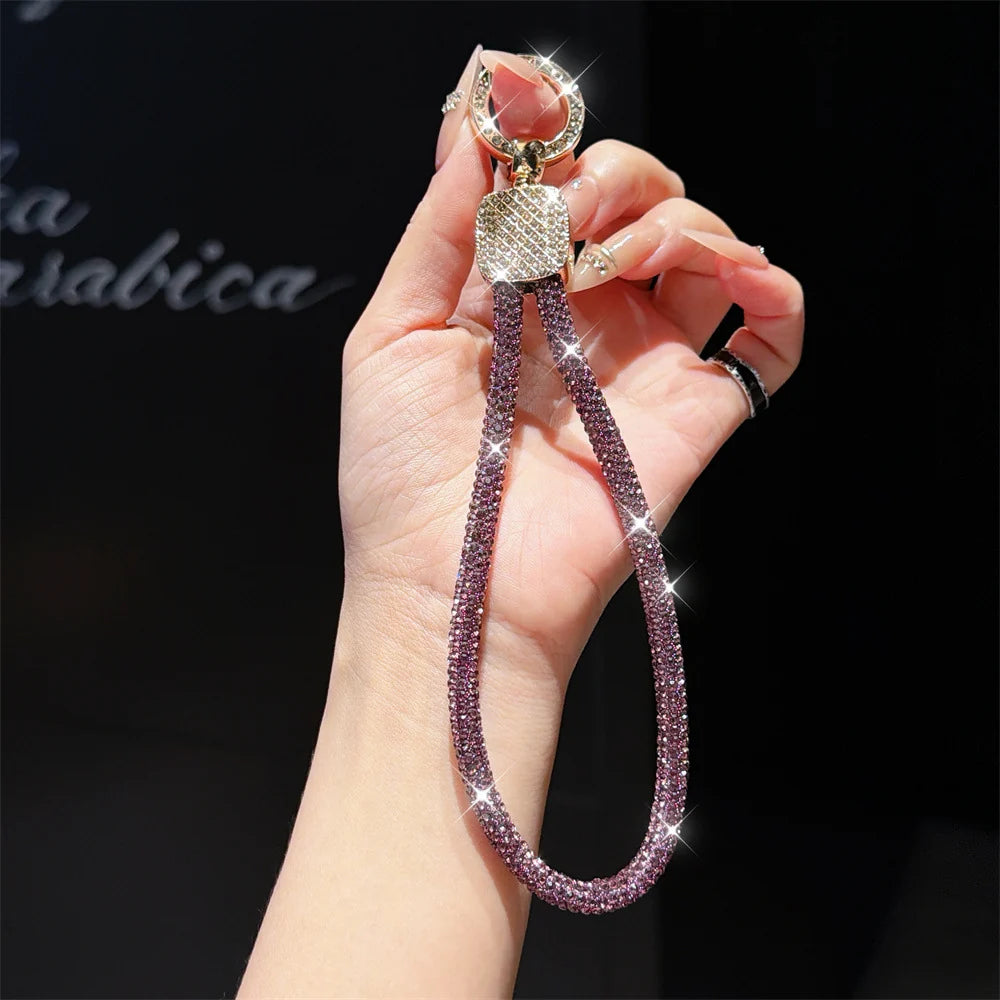 Dames Sleutelhanger Strass Strik Design 6