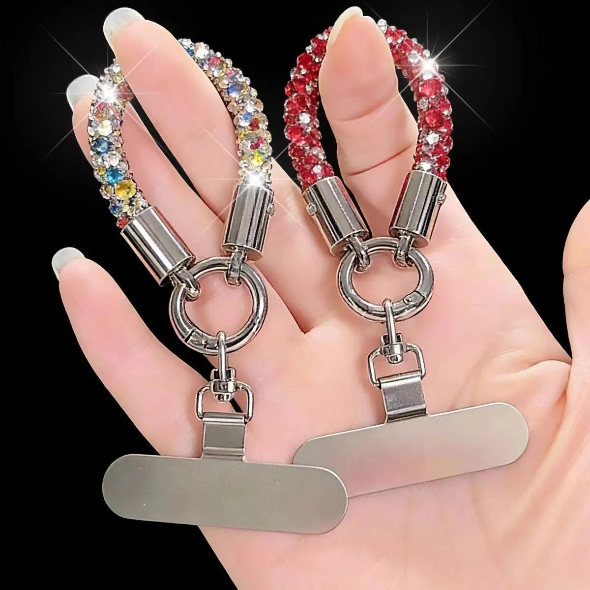 Dames Sleutelhanger met Kristal Accent Verfijnd Design 1