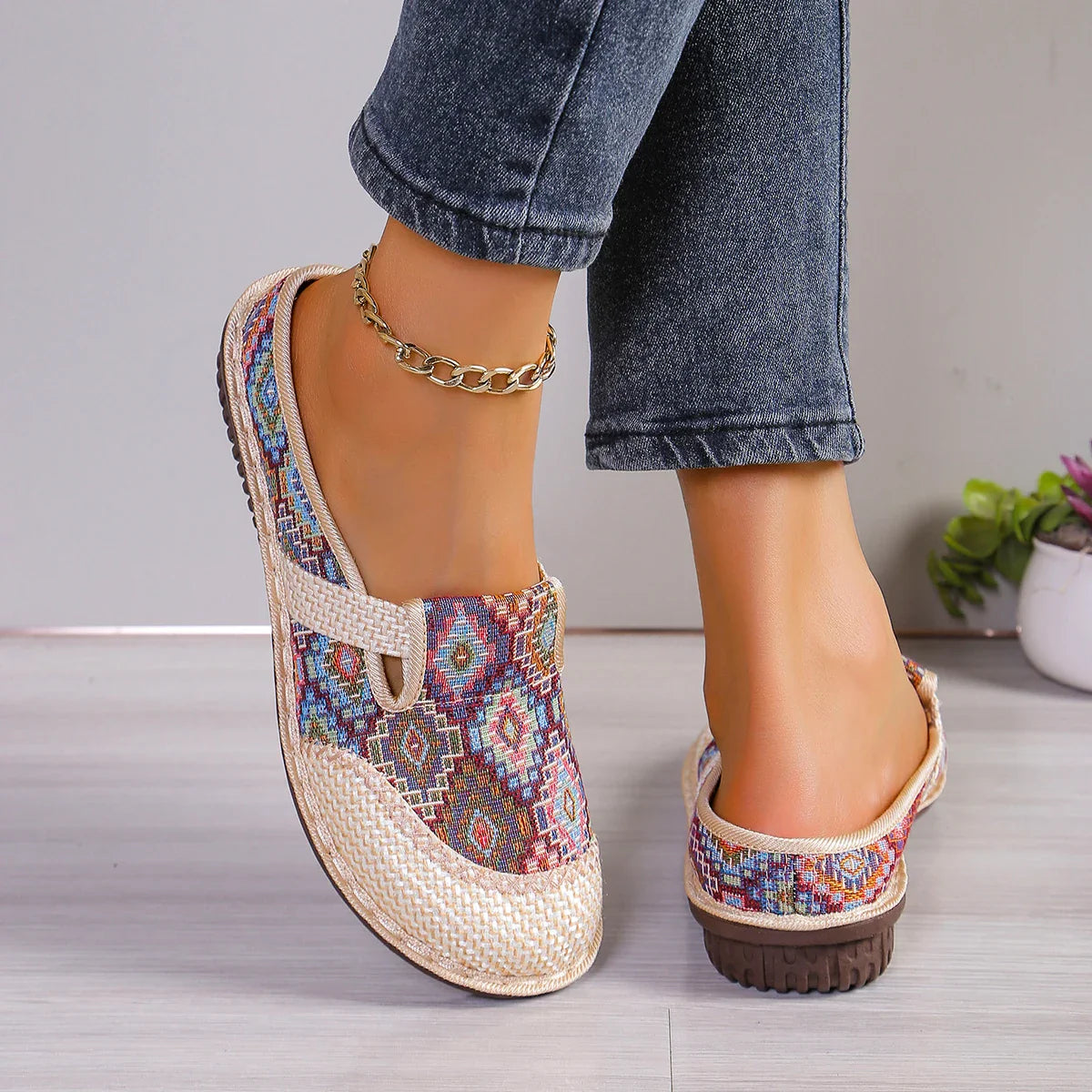 Dames Slip-On Schoenen Comfortabel Ademend 10