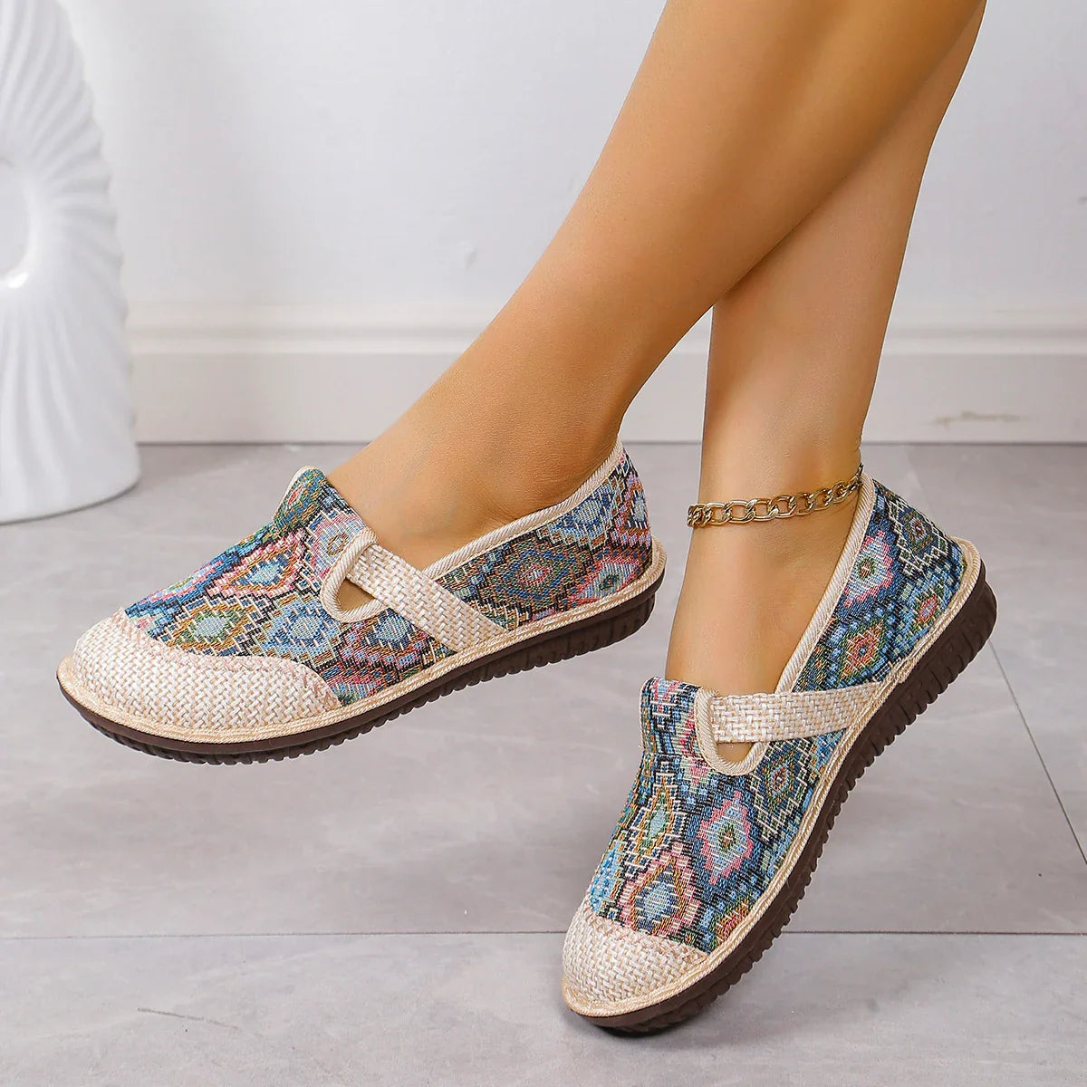 Dames Slip-On Schoenen Comfortabel Ademend 4